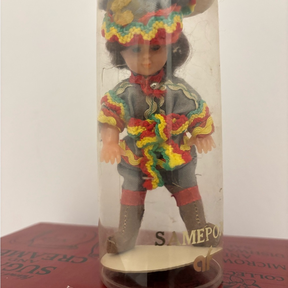 Colorful Traditional Doll Figurine